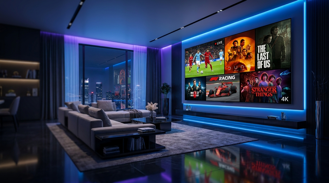 Cinematic home cinema streaming